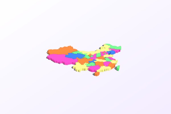 China Map Puzzle | 3d print model