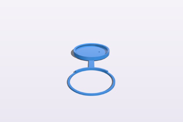 Wiper Washer Reservoir Cap (TPU print) | 3d print model