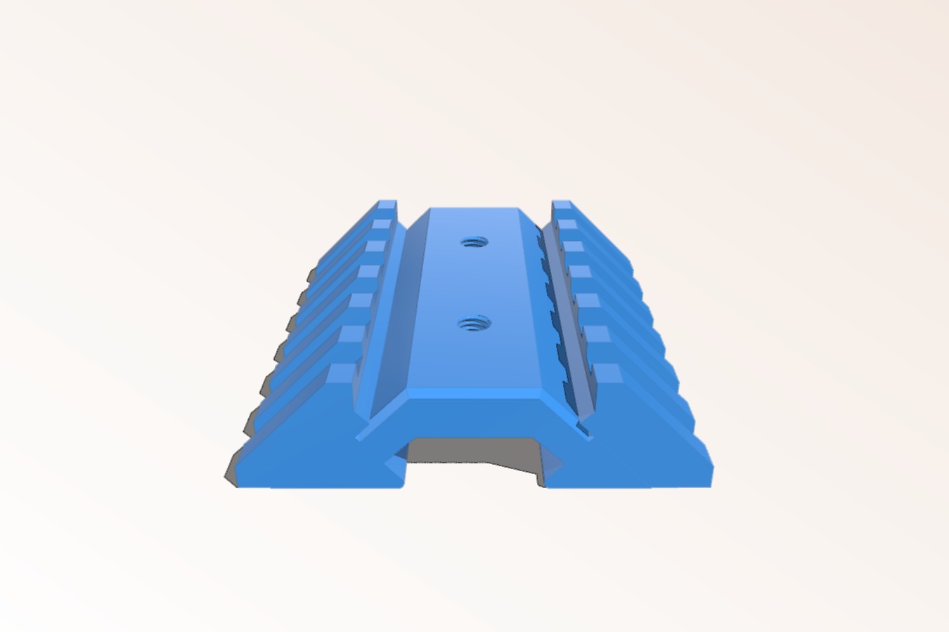 Dual Angled Rail
