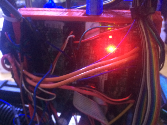 Mount for Rambo 1,2 with 2 x 40mm fans for 2020 extrusion | 3d print model