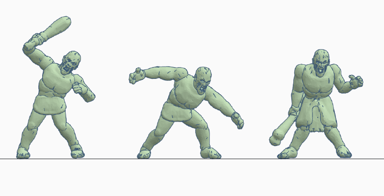 Heroscape Proxies: Zombies of Morindan - Type C | 3d print model