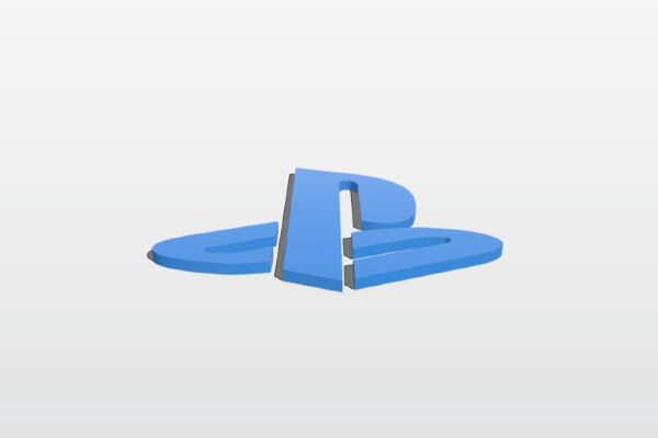 PlayStation Logo | 3d print model
