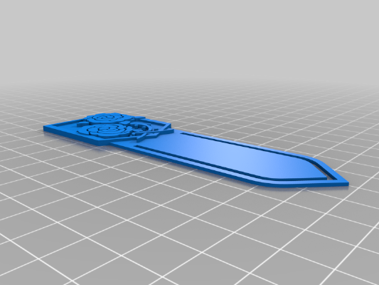 Bookmark Attack On Titan | 3d print model