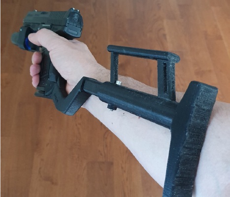 Airsoft Walther P99 butt kit | 3d print model