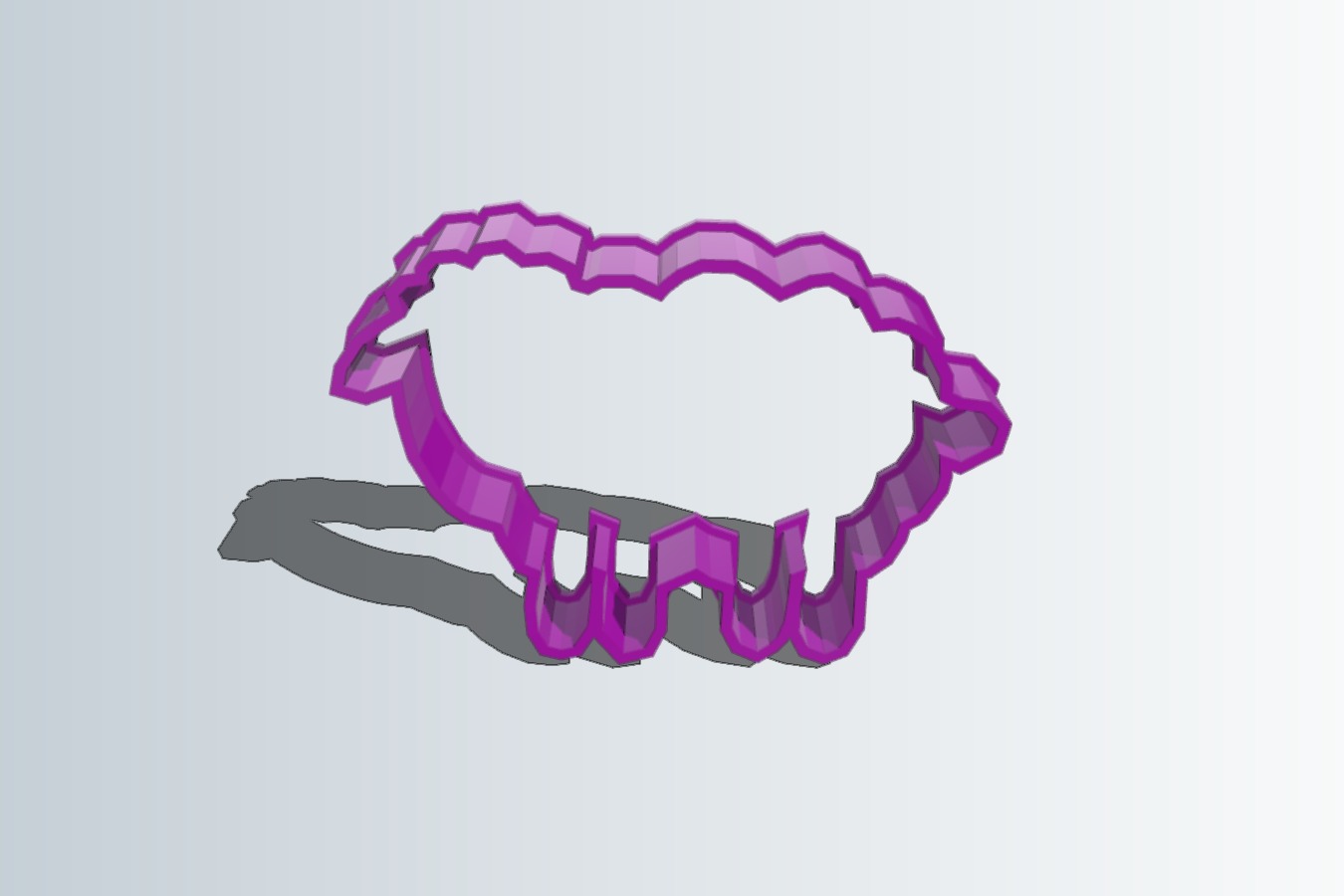 sheep Cookie Cutter