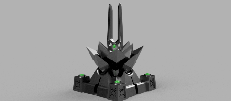 Space zombies Entropic Lotus Generator | 3d print model