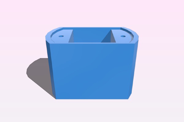 inline housing for a 4 pin Jones plug or socket 38330-0104 | 3d print model
