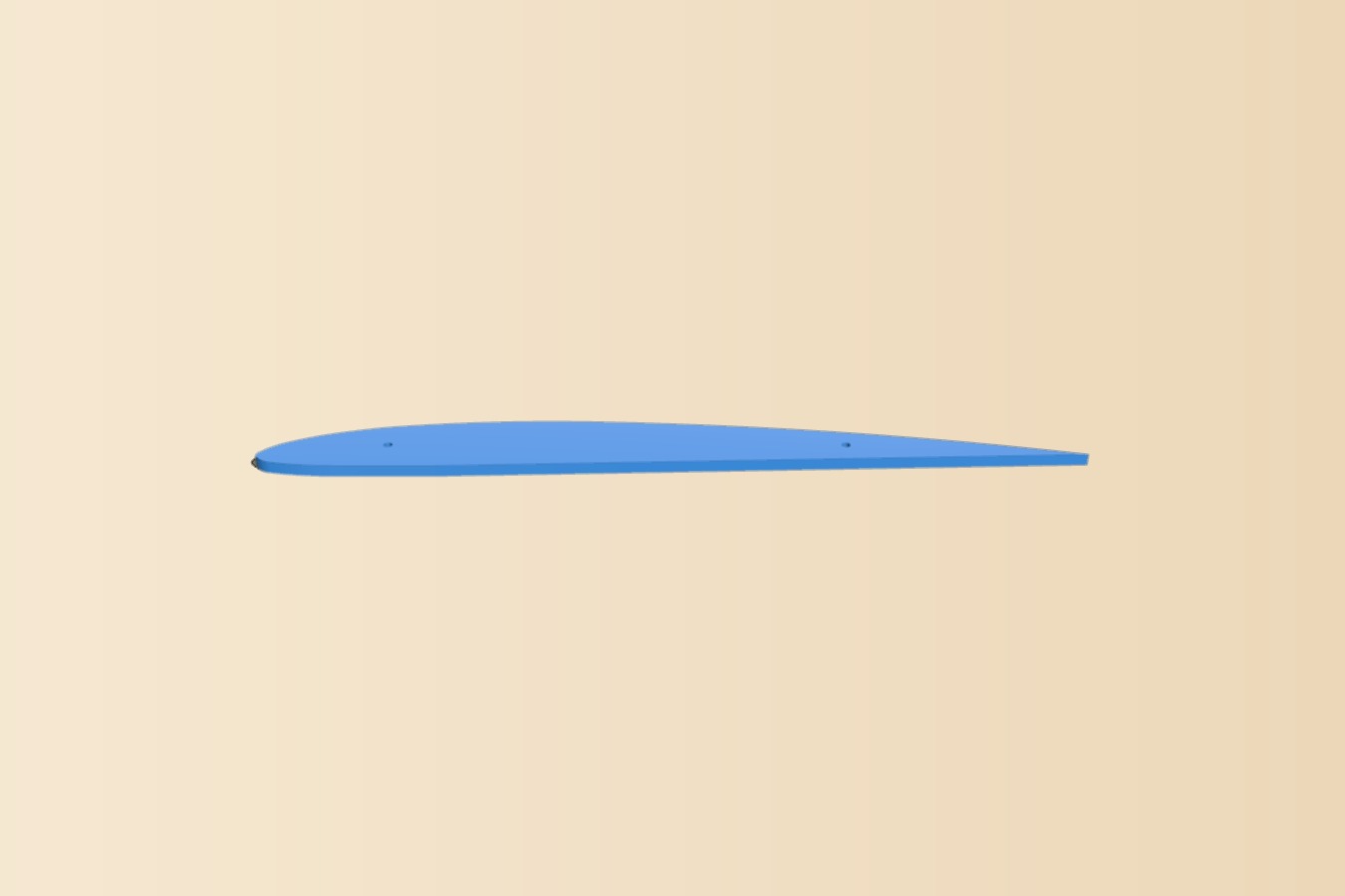 Clark Y Airfoil hot wire template