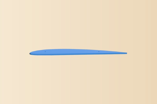 Clark Y Airfoil hot wire template | 3d print model