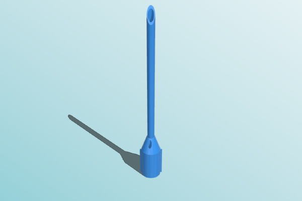 Dyson Attachment - Long Thin Nozzle (Dyson V10_V8_V7) | 3d print model