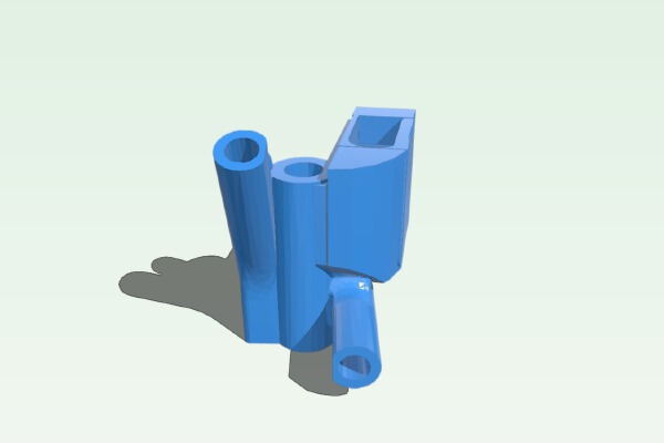 GEPRC Phantom 2.5 xt30 vtx rx Antenna Holder | 3d print model