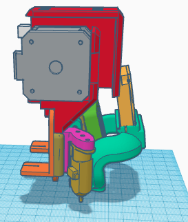 Ender 3 & CR10 Direct Drive Mount Remix for Bullseye | 3d print model