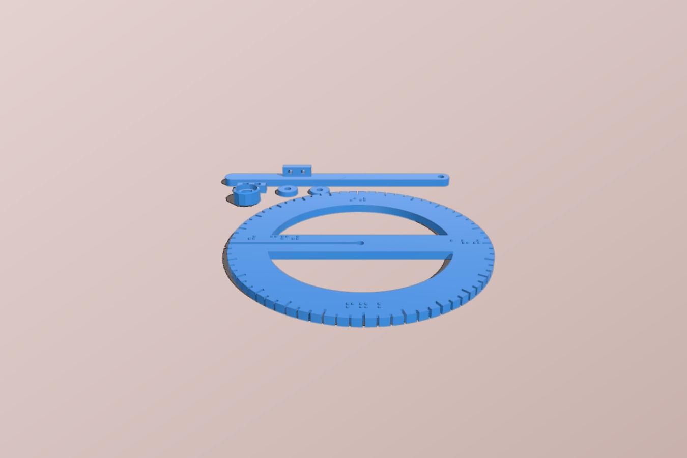 Auditory Protractor for Visually Impaired