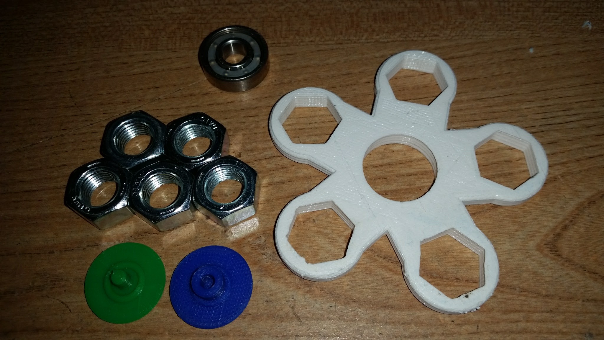 Hex Nut Fidget Spinners
