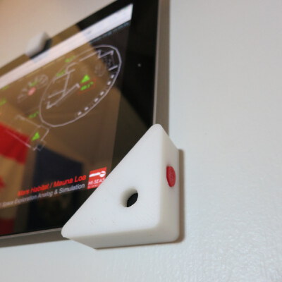 iPad wall mount with on_off button | 3d print model