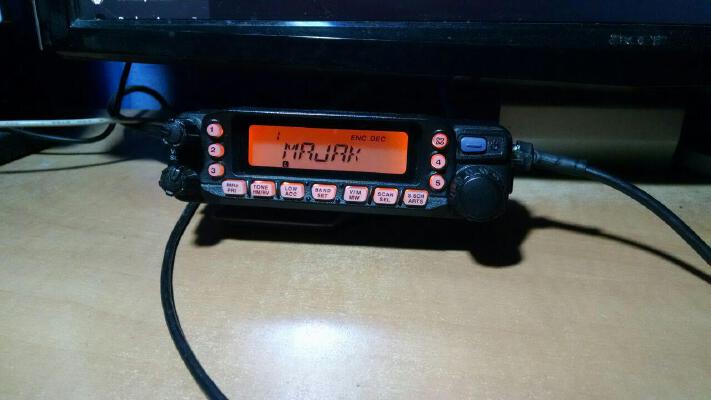 Yaesu FT-7800 remote face mount panel | 3d print model