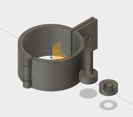 Fully 3D Printed Hinged Clamp With Source | 3d print model