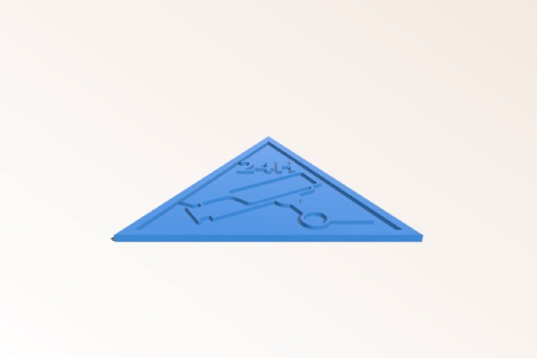 Camera, Video, Surveillance Warning Sign | 3d print model