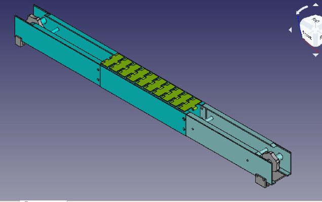 Slat Link Conveyor | 3d print model