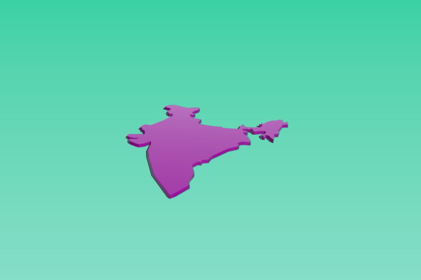 India Map - 3DPEA
