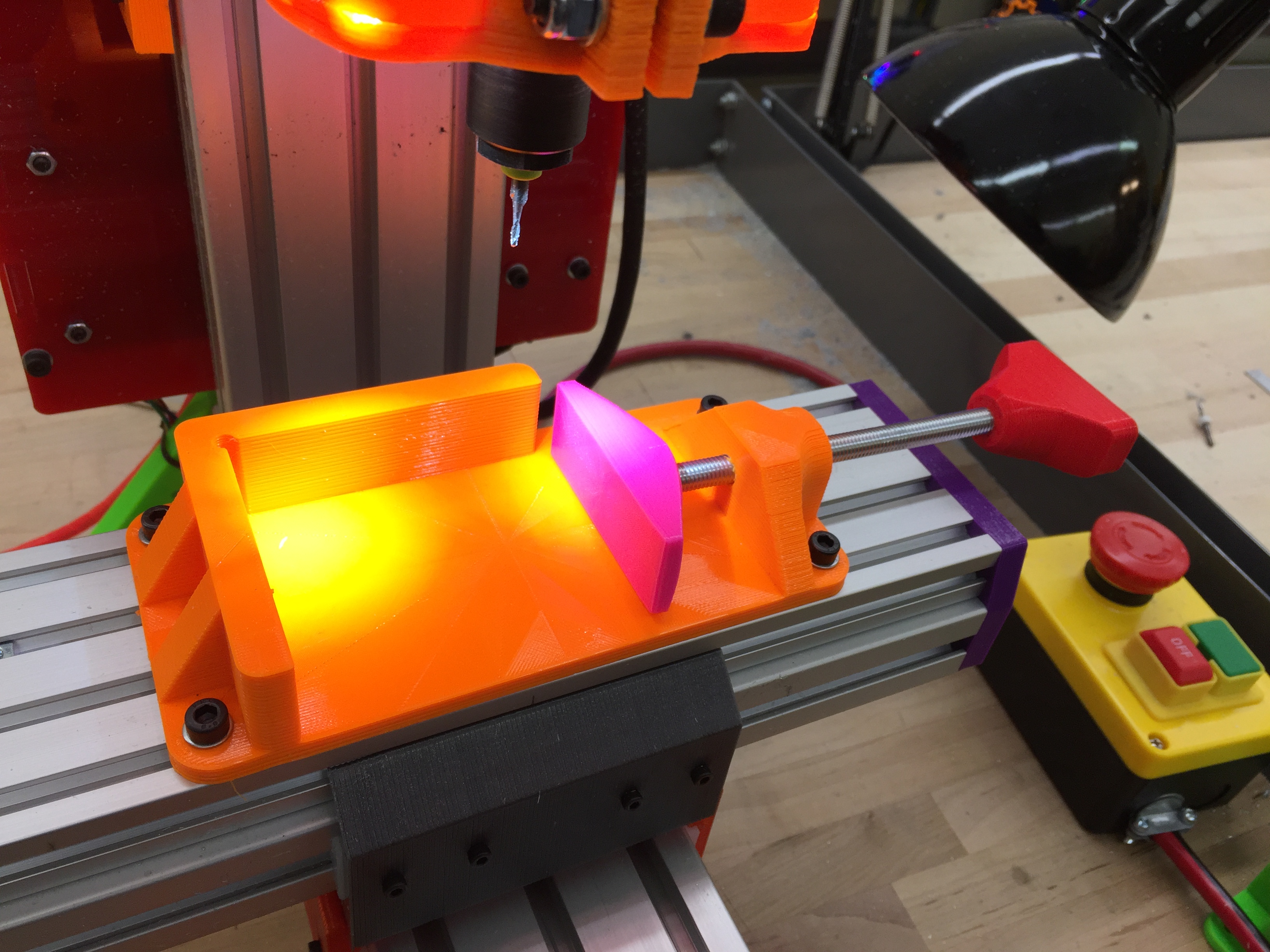 3D Printed Vice for CNC milling