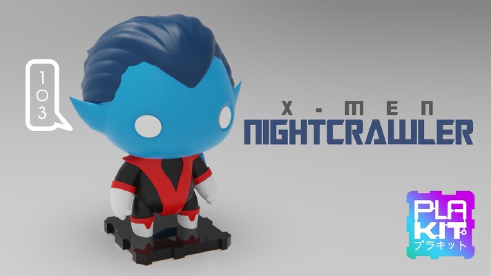 X-MEN Nightcrawler | 3d print model