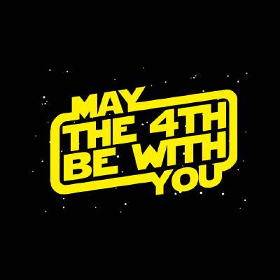 Star Wars - May The Fourth Be With You | 3d print model