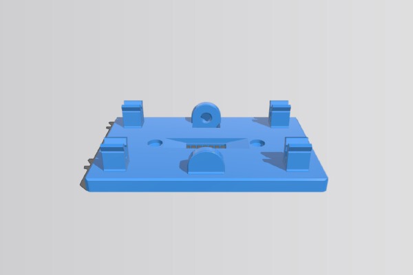 Smooth faceplate for Frankenstein light switch cover | 3d print model