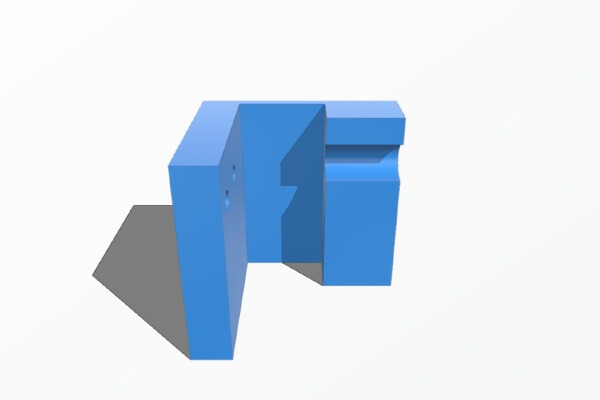 Anycubic i3 MEGA X-Endstop Holder For BL-Touch | 3d print model