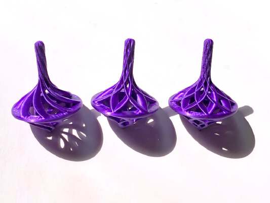 Set of 3 Spinning Tops | 3d print model