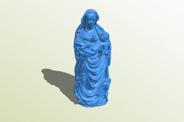 Virgin and child | 3d print model