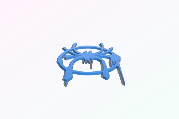 Spiderman into the Spider Verse Logo | 3d print model