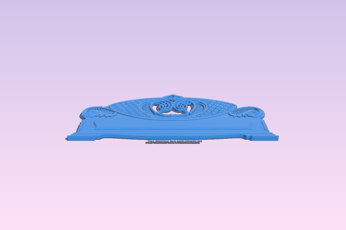 Bed frame pattern