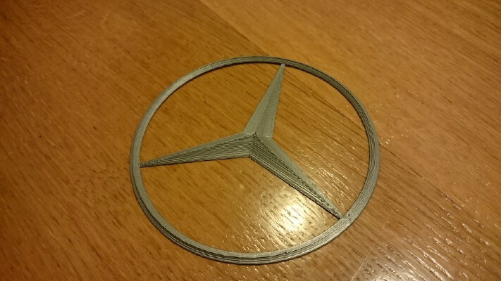 Mercedes logo | 3d print model