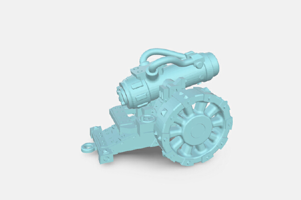 Warhammer Grot Cannon | 3d print model