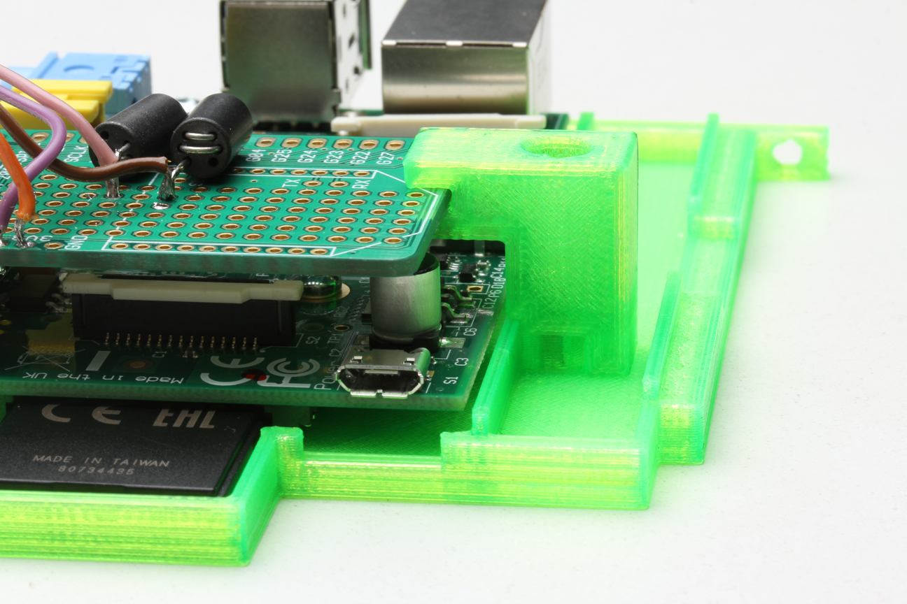 Electronic module chassis for Raspberry based robots