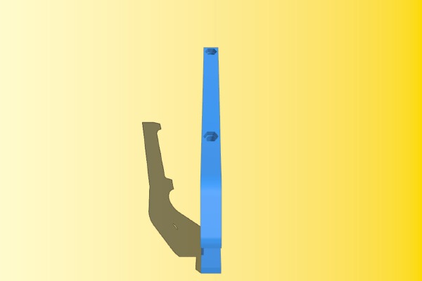 LCD 12864 Top Mount Prusa I3 | 3d print model