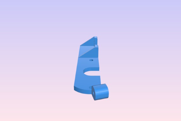 E3D & J-Head Auto bed level servo mount and fan mount for Greg Wade extruder | 3d print model