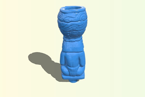 Aztec Sculpture Tap Handle | 3d print model