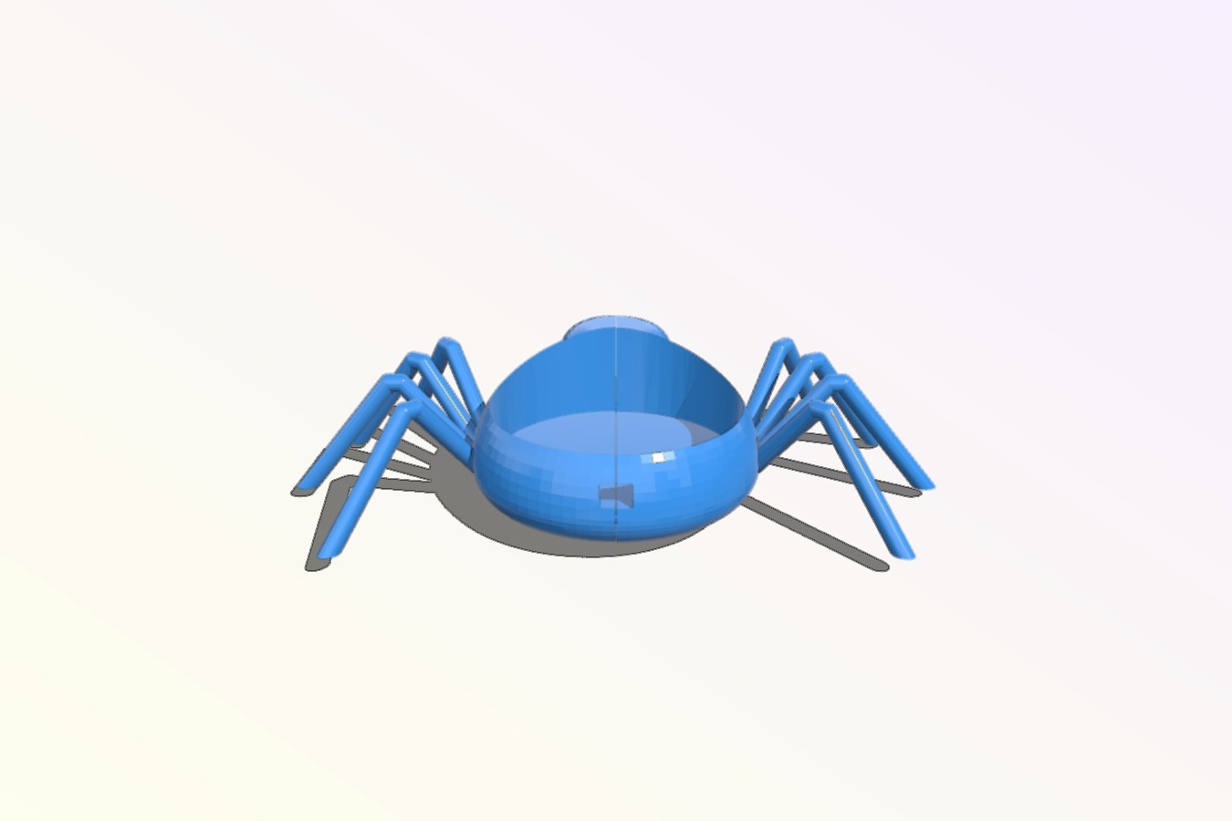 Friendly spider google home mini holder