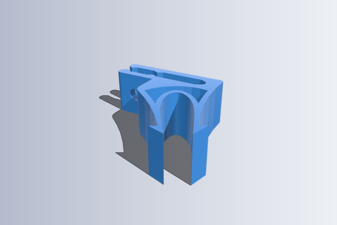 Wind Shield Holder 30 degree for delta printer 2020 frame (B)