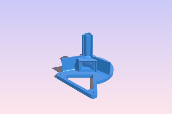Powered bottle dryer with 5015 fan | 3d print model