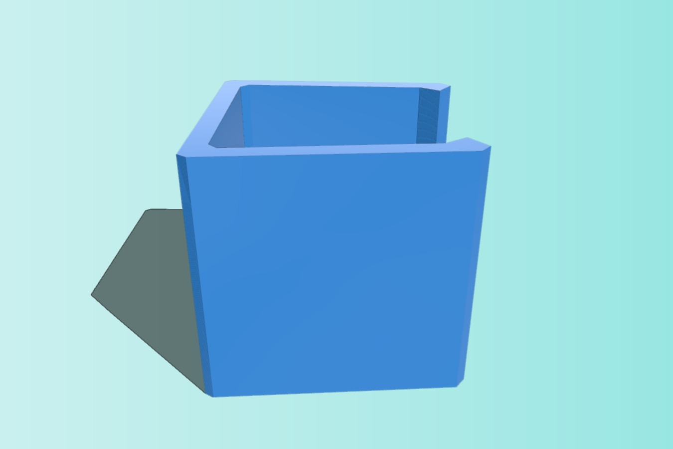 Square conduit clip