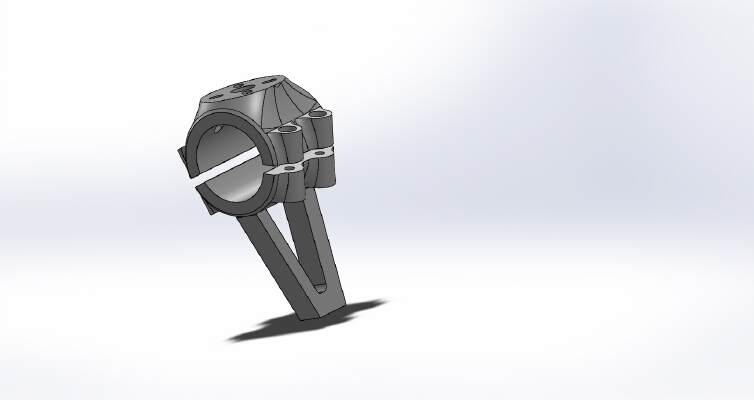 Clamp et support moteur pour Tbs avec tube de 25mm | 3d print model
