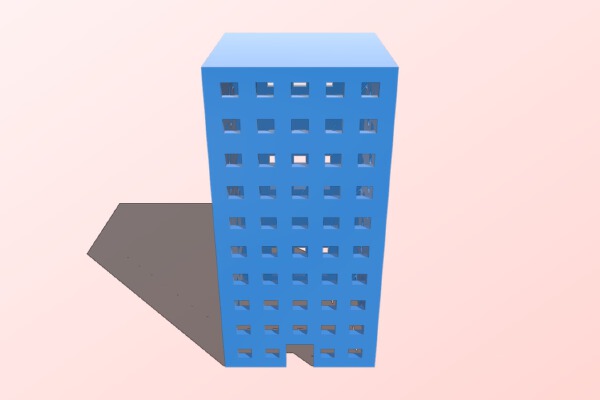 Skyscraper Nightlight | 3d print model