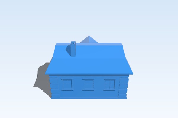 Small manor house | 3d print model