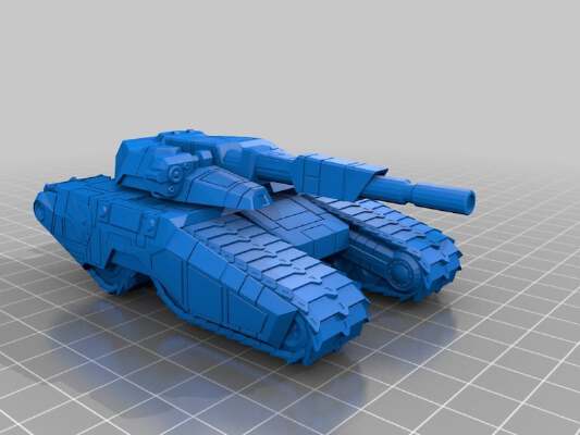 GDI Predator Tank of CNC 3 | 3d print model