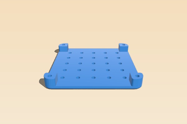 Square Peg Board | 3d print model