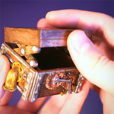 Steam Punk Hinge Box | 3d print model