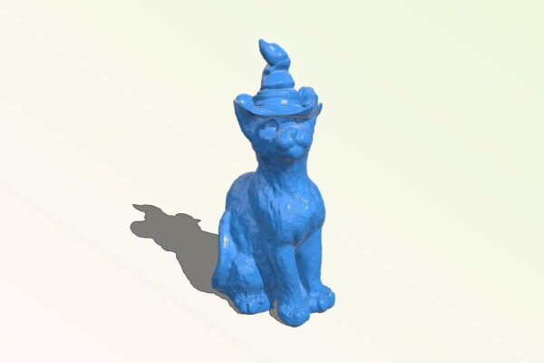 Cat_in_Witch_Hat | 3d print model